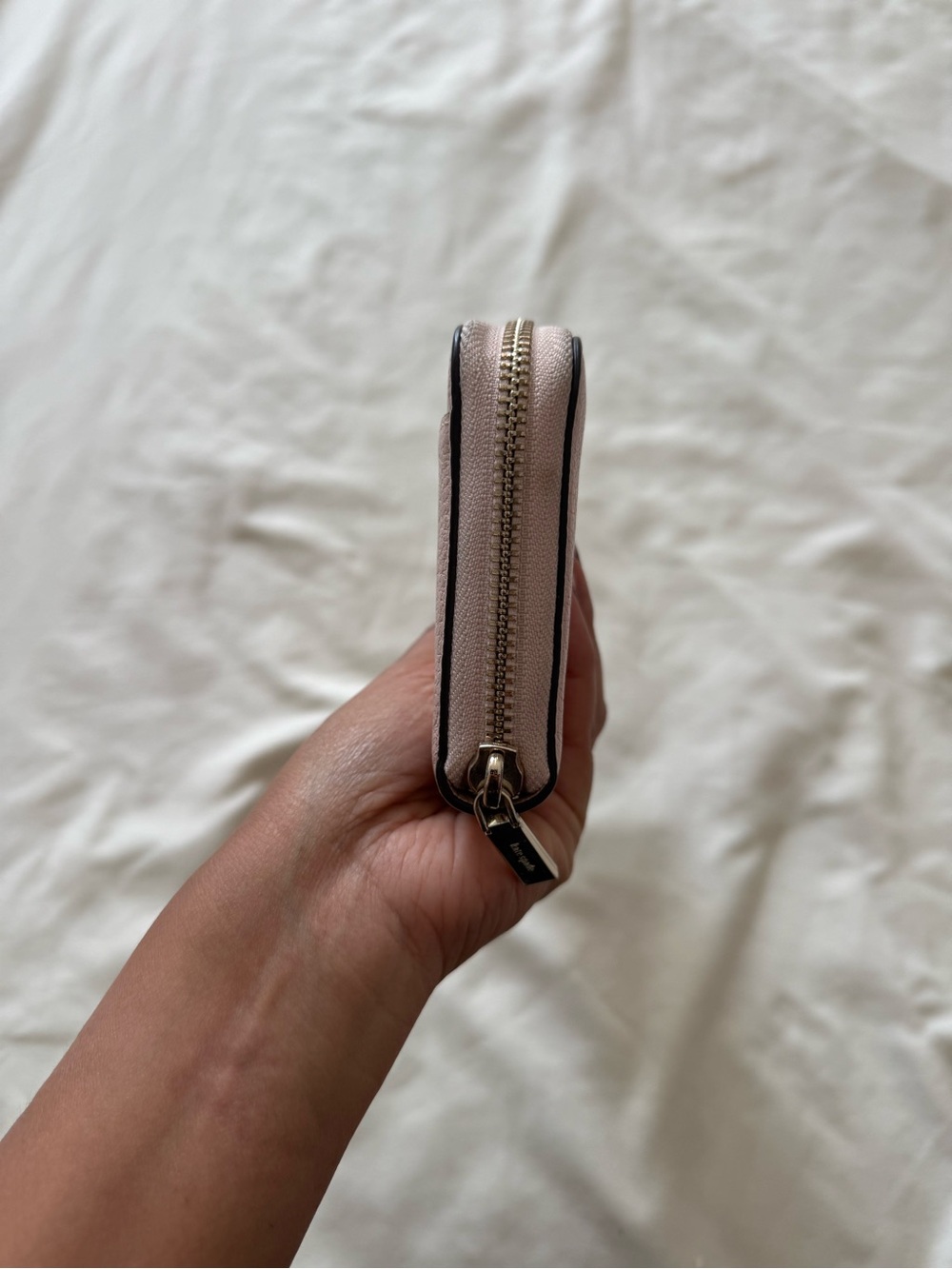 KATE SPADE | Pebbled pink leather continental wallet - Picture 4 of 7